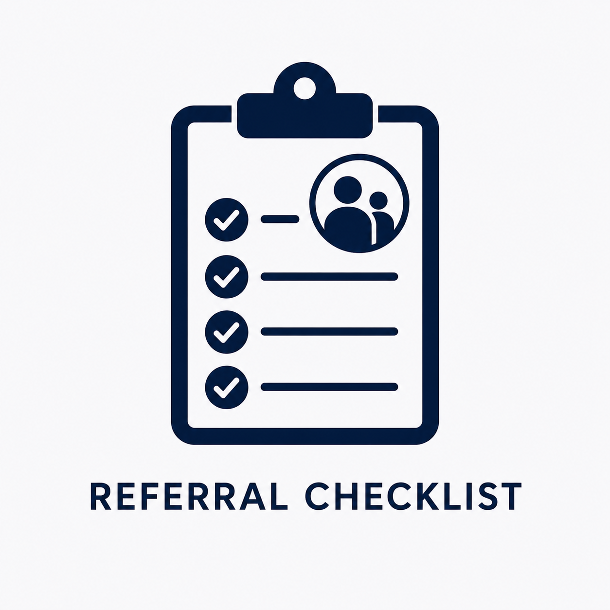 Referral Checklist